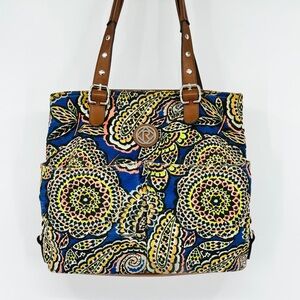 RELIC Boho Paisley Canvas Shoulder Bag Tote